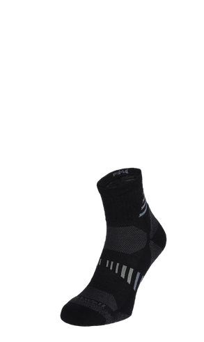 Ascend II Quarter Heren Wandelsokken Klasse 1 Black