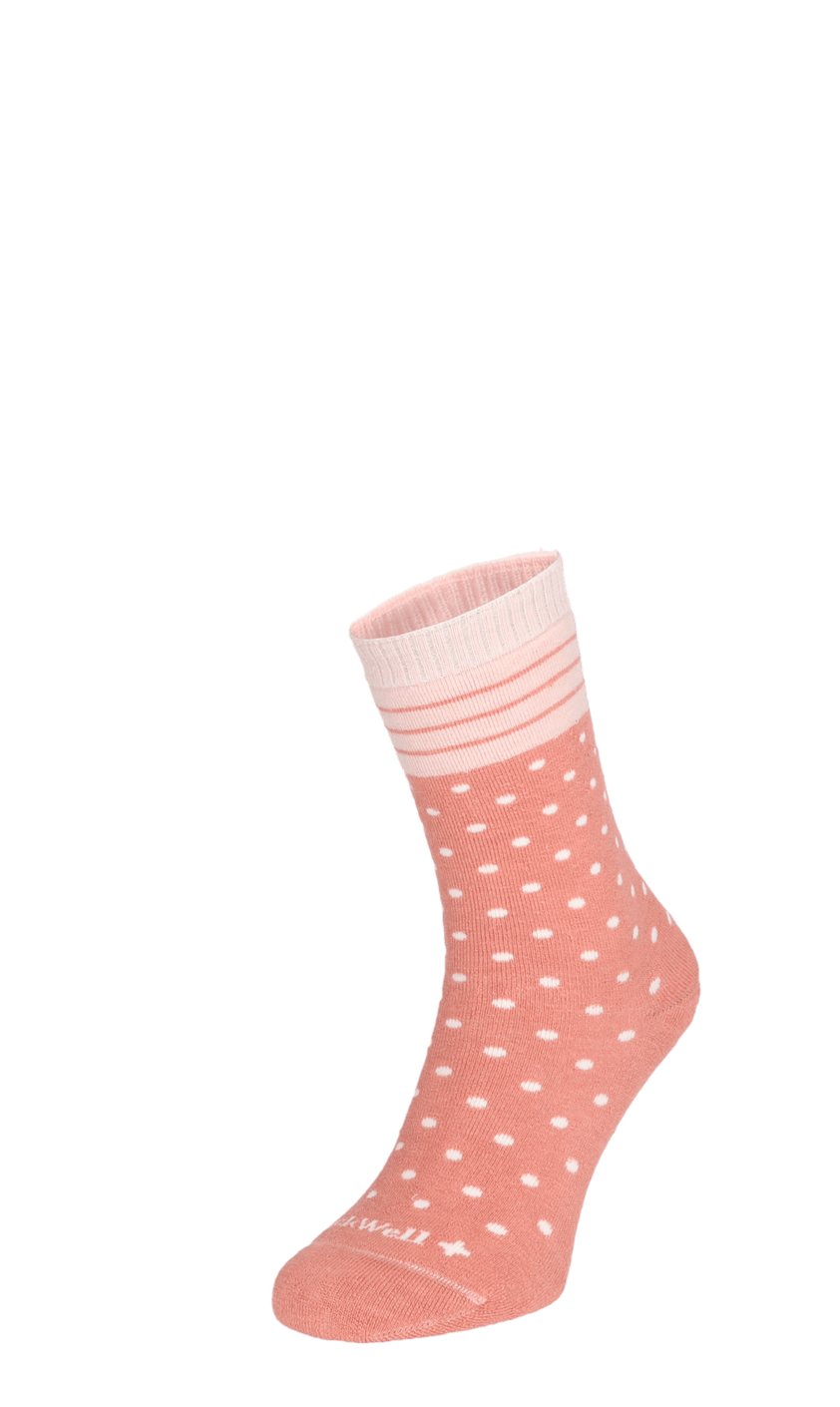 Plush Dames Diabetessokken Pink Clay