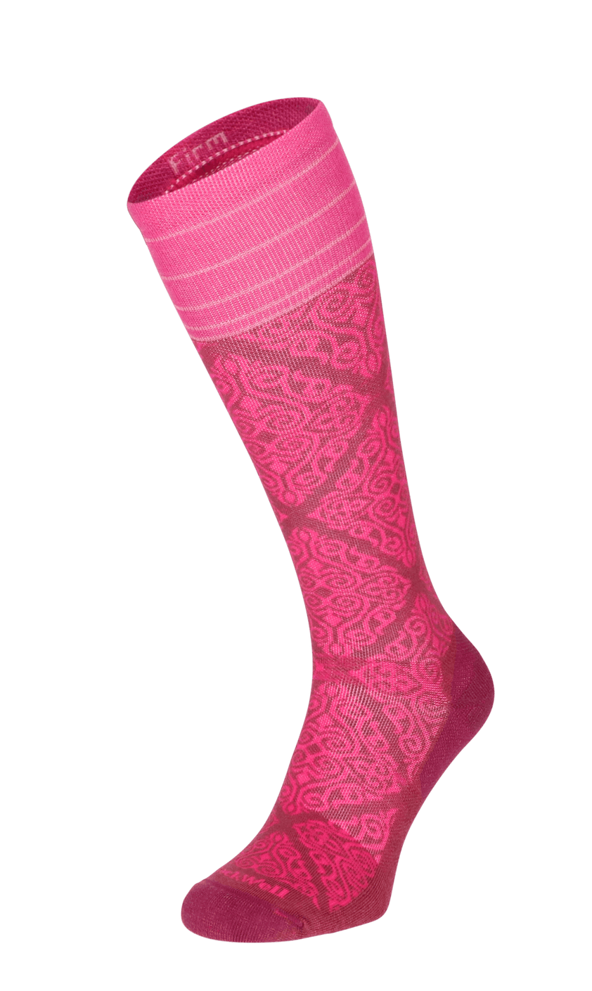 The Raj Dames Compressiekousen Klasse 2 Mulberry