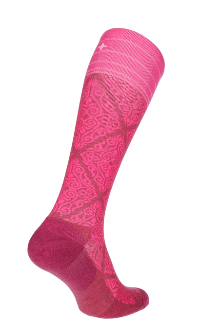 The Raj Dames Compressiekousen Klasse 2 Mulberry