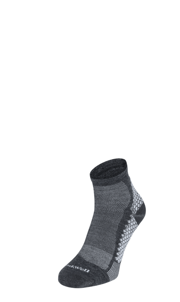 Plantar Sport Quarter Heren Hielspoor Sokken Charcoal