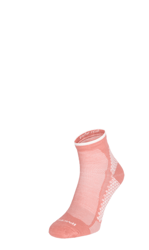 Plantar Sport Quarter Dames Hielspoor Sokken Pink Clay