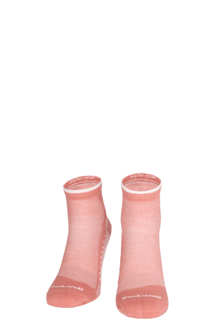 Plantar Sport Quarter Dames Hielspoor Sokken Pink Clay