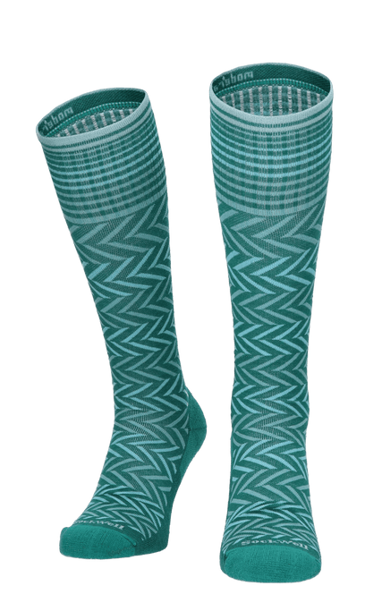 Chevron Dames Compressiekousen Klasse 1 Jade