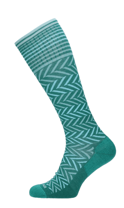 Chevron Dames Compressiekousen Klasse 1 Jade