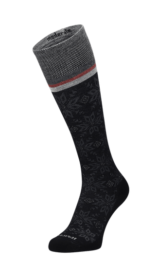 Winterland Dames Compressiekousen Klasse 1 Black
