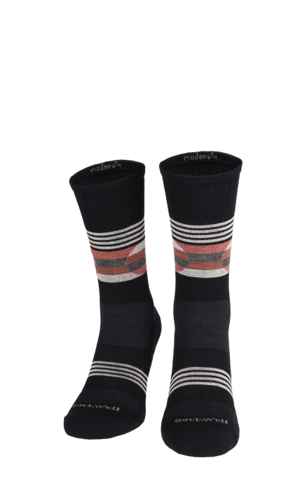 North Rim Crew Heren Wandelsokken Klasse 1 Black