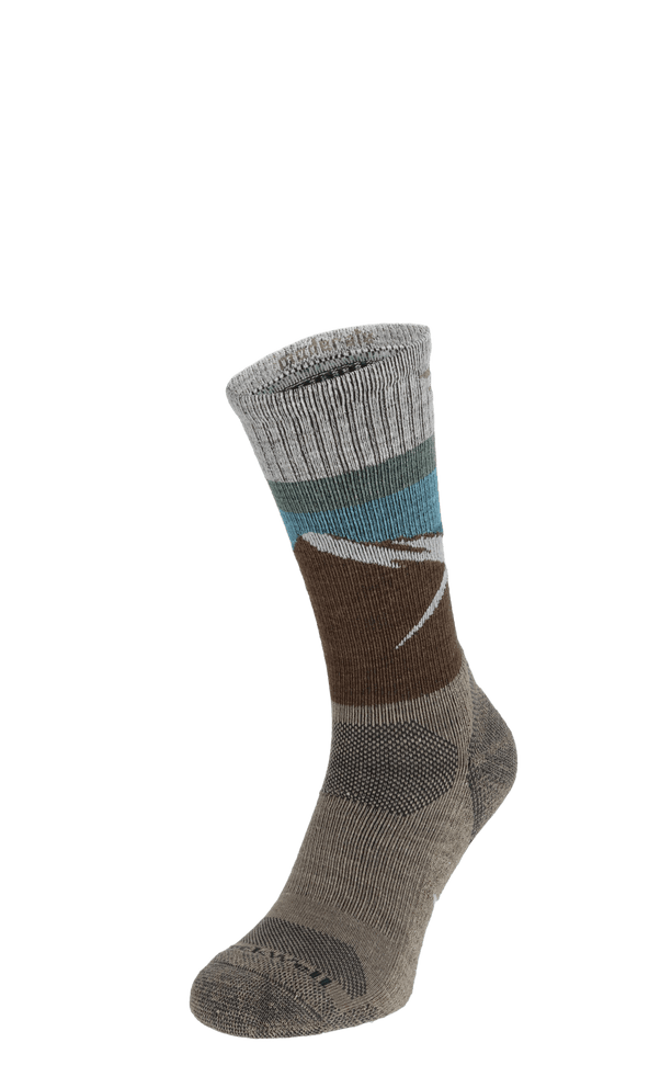Modern Mountain Crew Heren Wandelsokken Klasse 1 Khaki