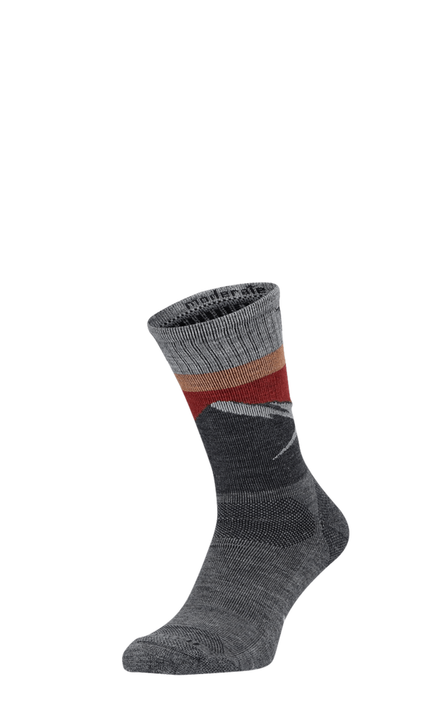 Modern Mountain Crew Heren Wandelsokken Klasse 1 Grey
