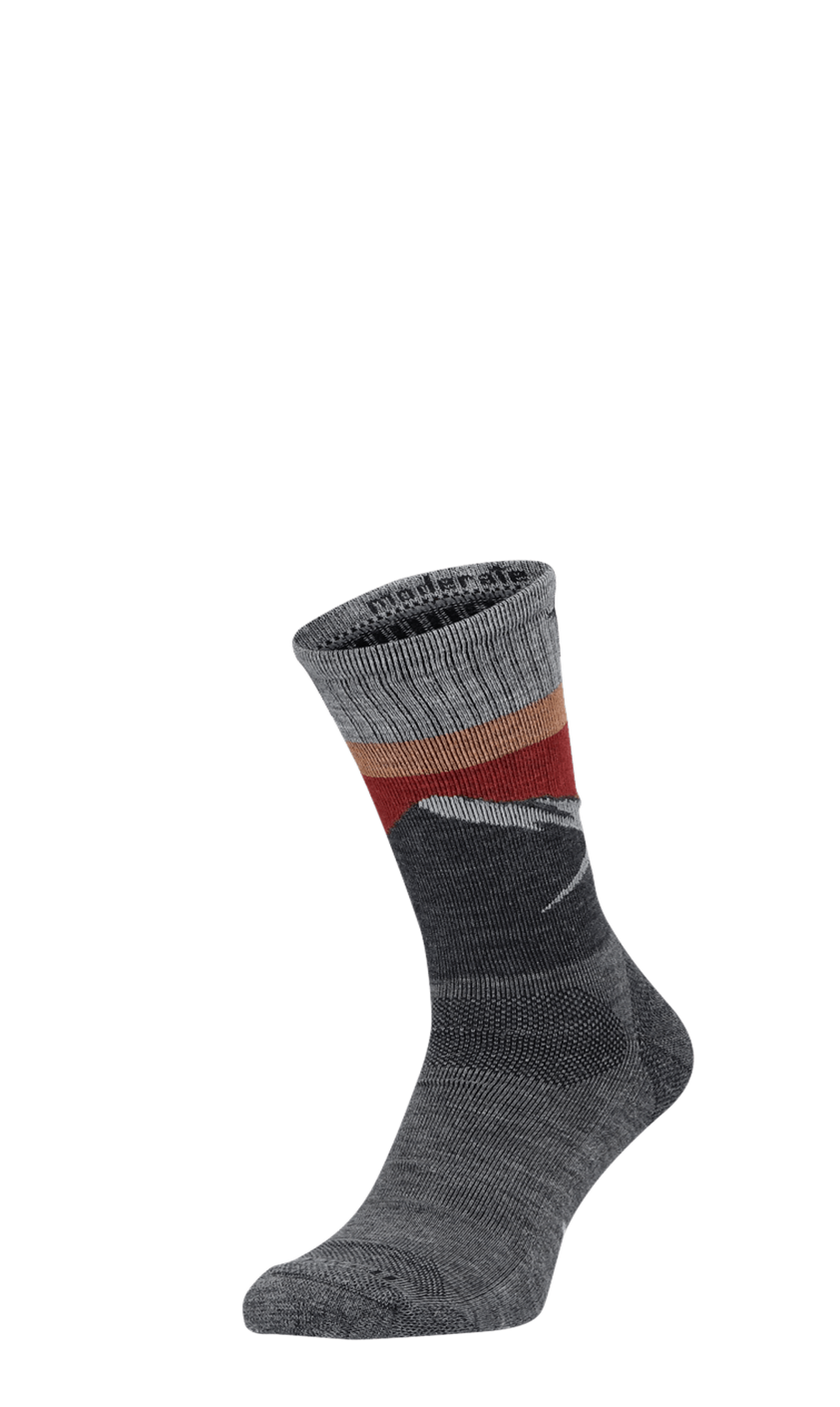 Modern Mountain Crew Heren Wandelsokken Klasse 1 Grey