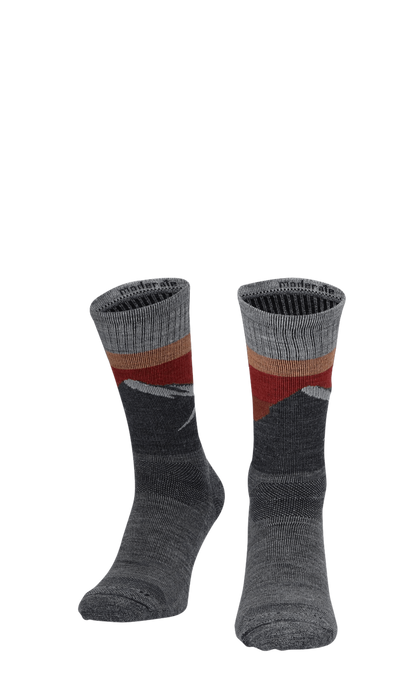 Modern Mountain Crew Heren Wandelsokken Klasse 1 Grey