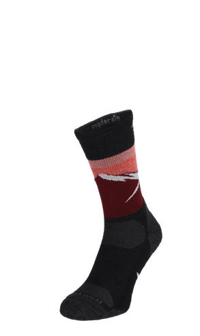 Modern Mountain Crew Heren Wandelsokken Klasse 1 Black