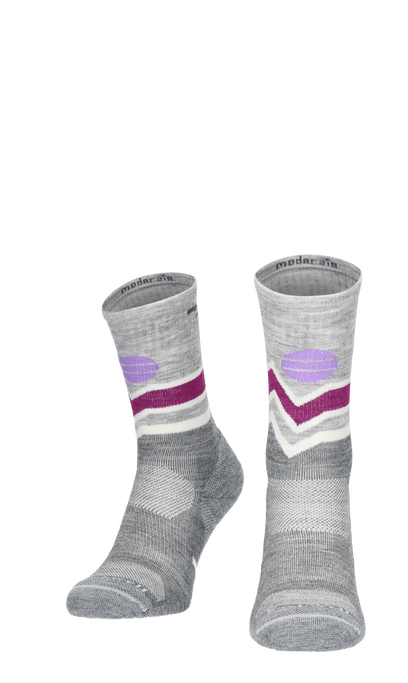 Mountain Beat Crew Dames Wandelsokken Klasse 1 Grey