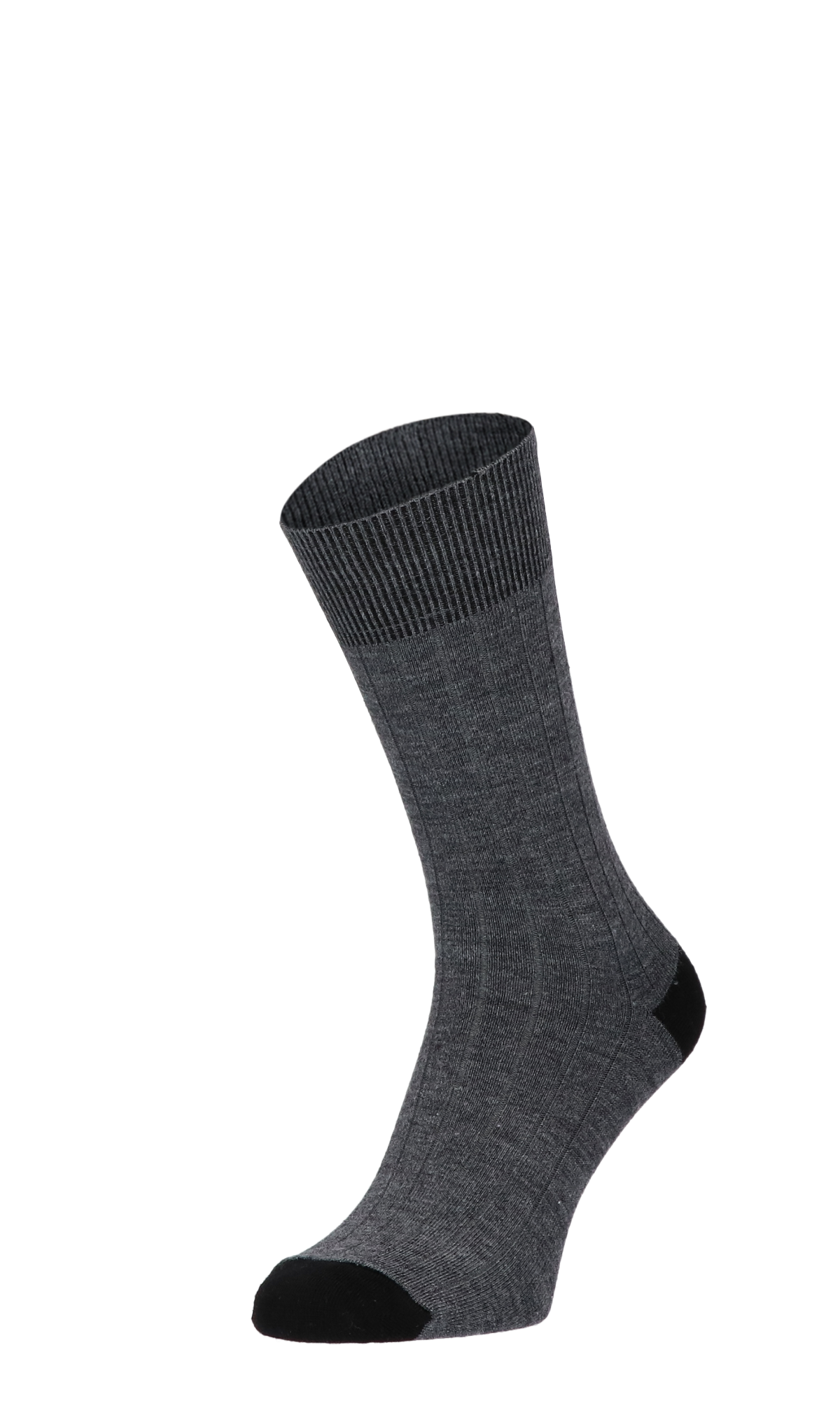 Chelsea Rib Herensokken Charcoal