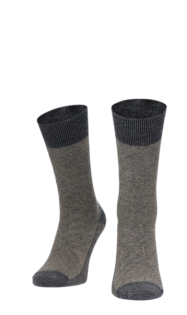 Fiber Optics Herensokken Grey