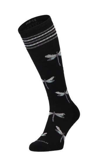 Dragonfly Dames Compressiekousen Klasse 1 Black