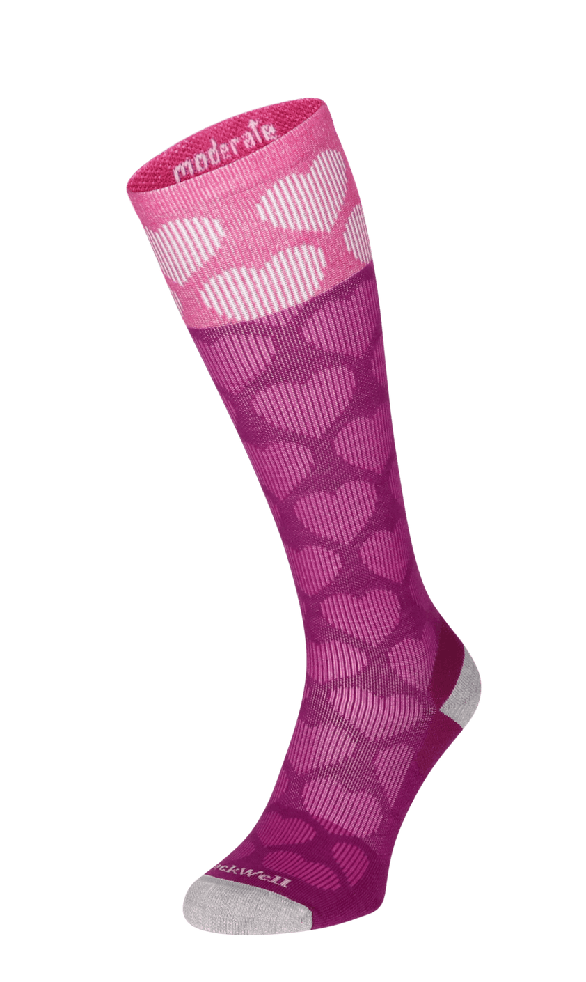 Heart Throb Dames Compressiekousen Klasse 1 Violet