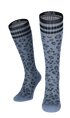 Leopard Dames Compressiekousen Klasse 1 Bluestone