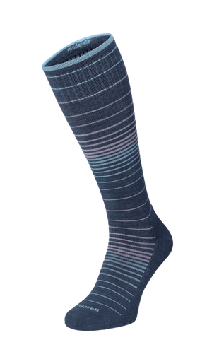 Full Stripe Dames Compressiekousen Klasse 1 Denim