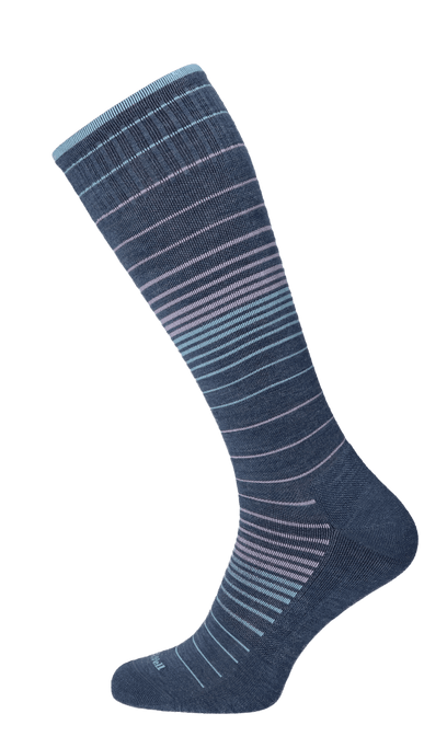 Full Stripe Dames Compressiekousen Klasse 1 Denim