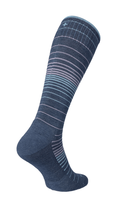 Full Stripe Dames Compressiekousen Klasse 1 Denim