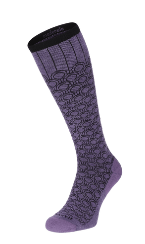 Deco Dot Dames Compressiekousen Klasse 1 Plum