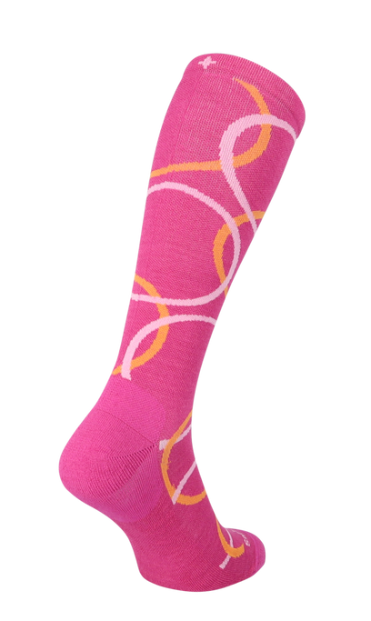 In The Loop Dames Compressiekousen Klasse 1 Raspberry