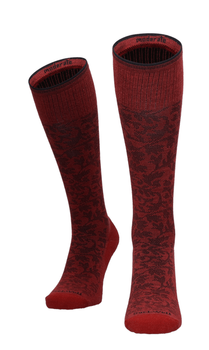 Damask Dames Compressiekousen klasse 1 Red Rock