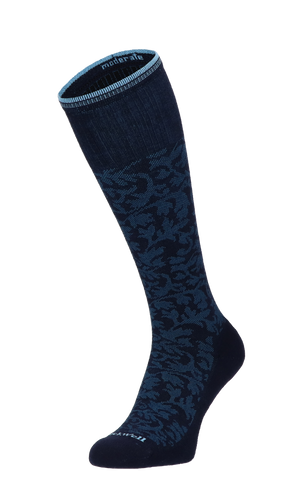 Damask Dames Compressiekousen klasse 1 Navy