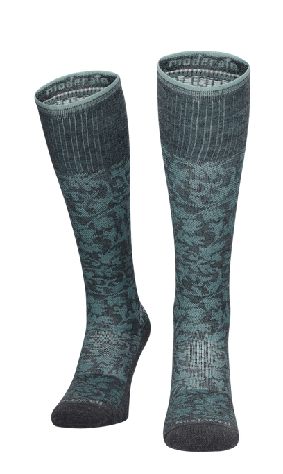 Damask Dames Compressiekousen klasse 1 Charcoal