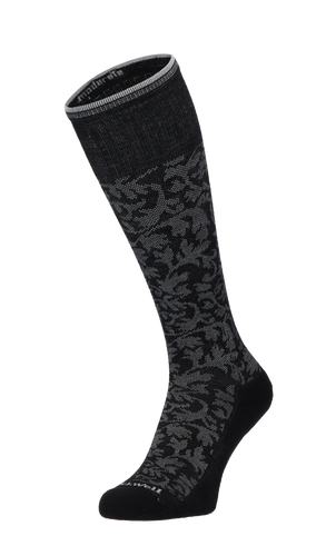 Damask Dames Compressiekousen klasse 1 Black