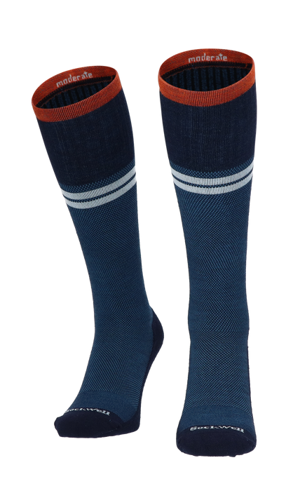 Sportster Heren Compressiesokken Klasse 1 Navy