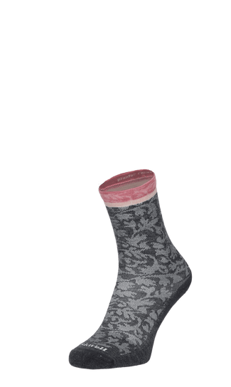 Plantar Cush Crew Dames Hielspoor Sokken Klasse 2 Charcoal