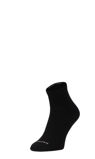 Plantar Ease Quarter Heren Hielspoor Sokken Klasse 2 Black Solid