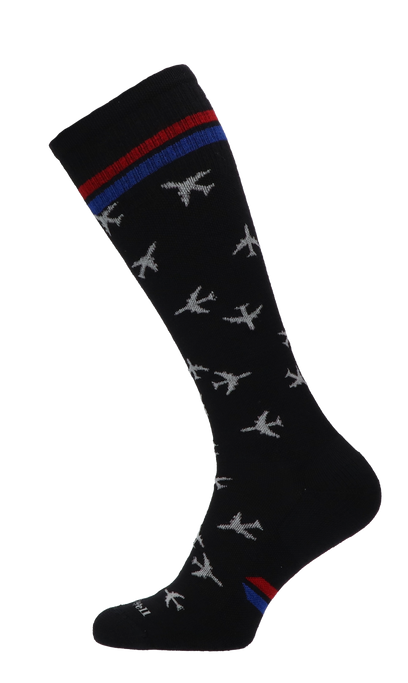 In Flight Heren Compressiekousen Klasse 1 Black