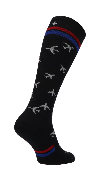 In Flight Heren Compressiekousen Klasse 1 Black