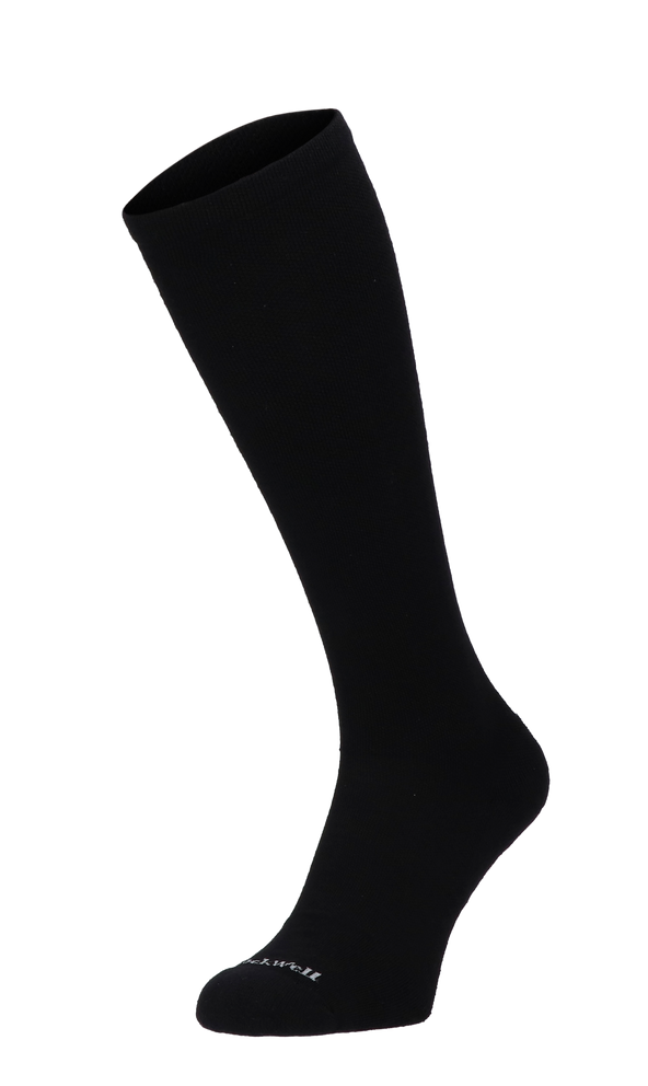 Full Floral Dames Compressiekousen Klasse 1 Black Solid