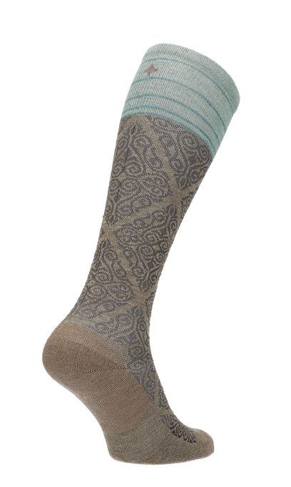 The Raj Dames Compressiekousen Klasse 2 Khaki