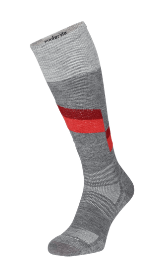 Steep Medium Heren Skisokken Klasse 1 Grey