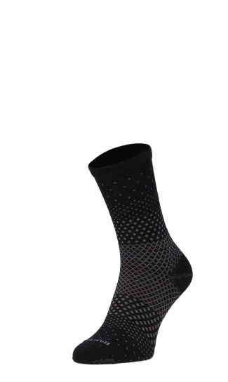 Plantar Ease Crew Dames Hielspoor Sokken Klasse 2 Black