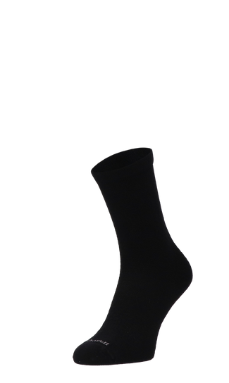 Plantar Ease Crew Dames Hielspoor Sokken Klasse 2 Black Solid