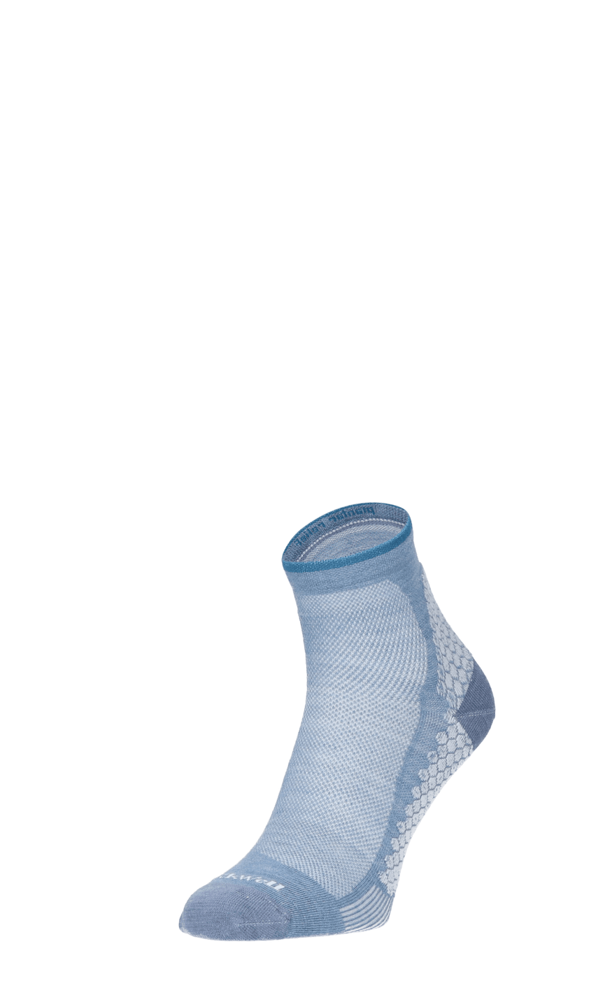 Plantar Sport Quarter Dames Hielspoor Sokken Bluestone