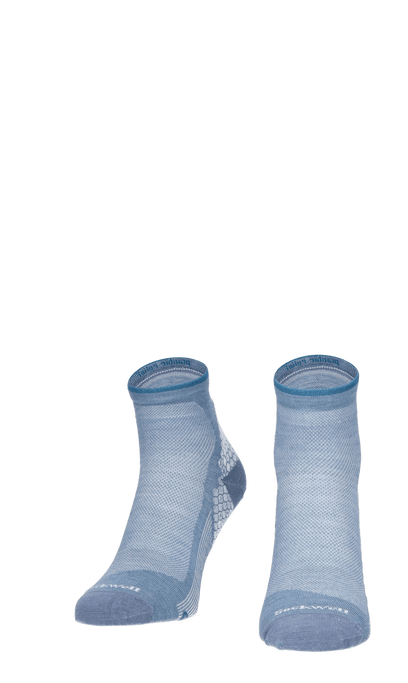 Plantar Sport Quarter Dames Hielspoor Sokken Bluestone