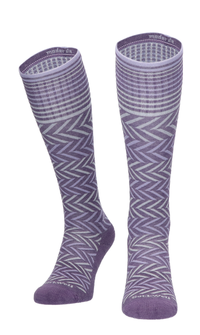 Chevron Dames Compressiekousen Klasse 1 Plum