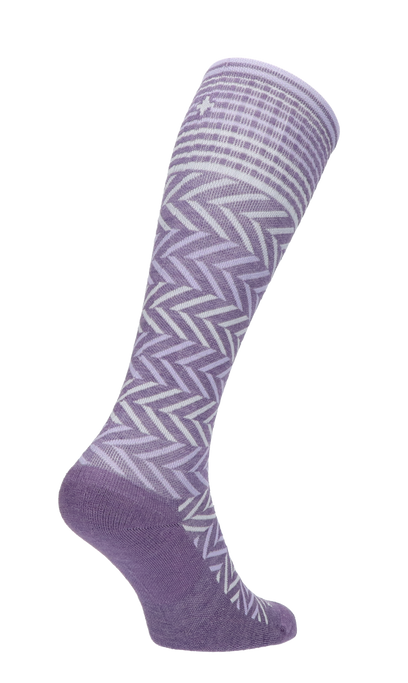 Chevron Dames Compressiekousen Klasse 1 Plum