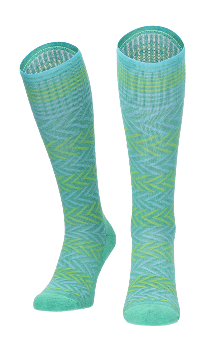 Chevron Dames Compressiekousen Klasse 1 Spearmint