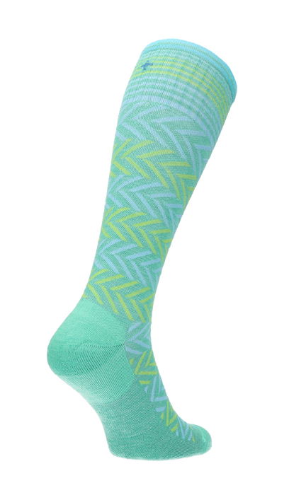 Chevron Dames Compressiekousen Klasse 1 Spearmint