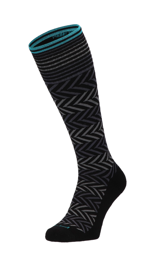 Chevron Dames Compressiekousen Klasse 1 Black