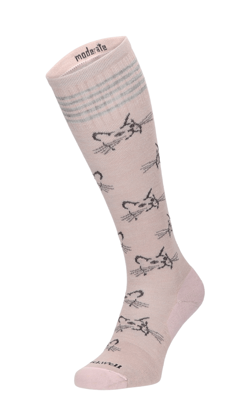 Feline Fancy Dames Compressiekousen Klasse 1 Rosa