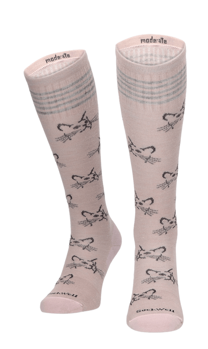 Feline Fancy Dames Compressiekousen Klasse 1 Rosa